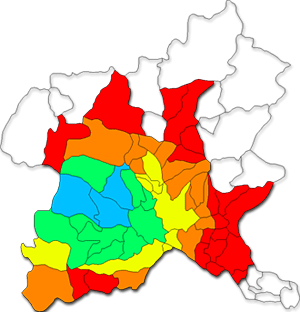 群馬県マップとサポートエリア